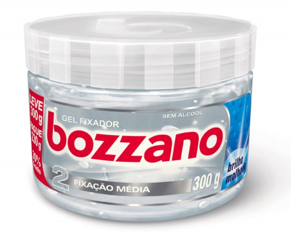 Gel de Cabelo Bozzano Fixação Média 300gr